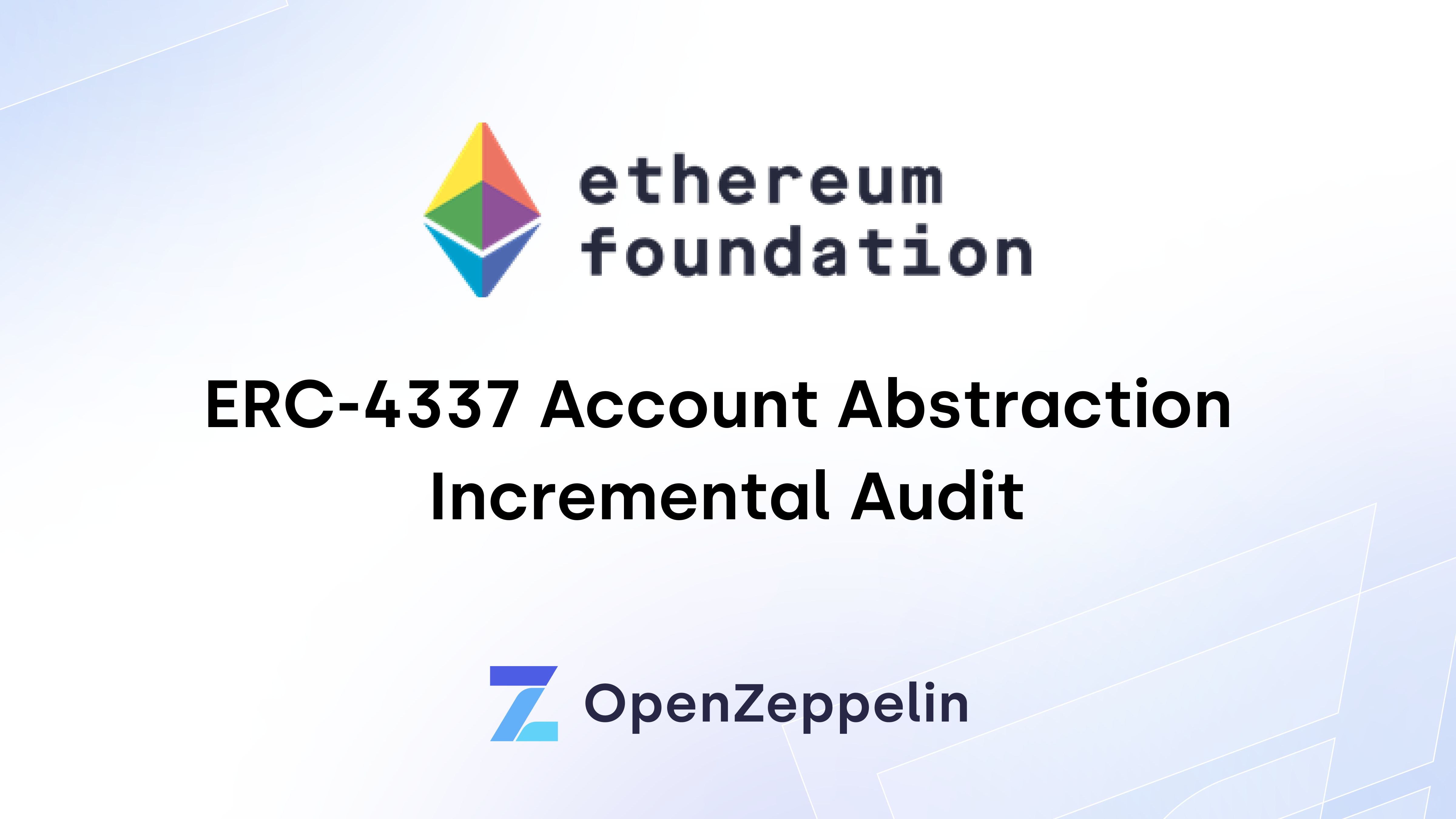 ERC-4337 Account Abstraction Incremental Audit Featured Image