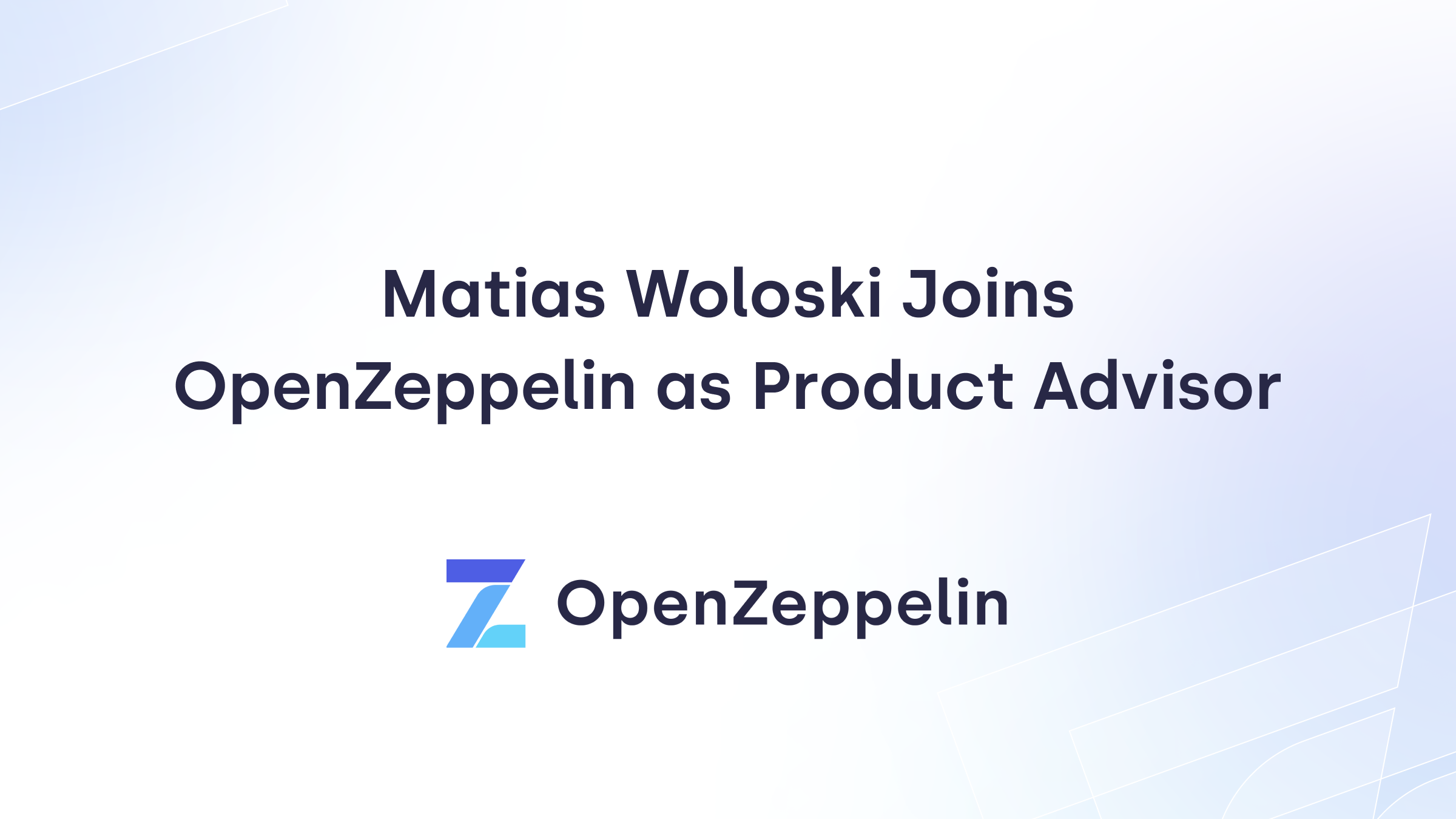 Matias Woloski Joins OpenZeppelin as Product Advisor Featured Image