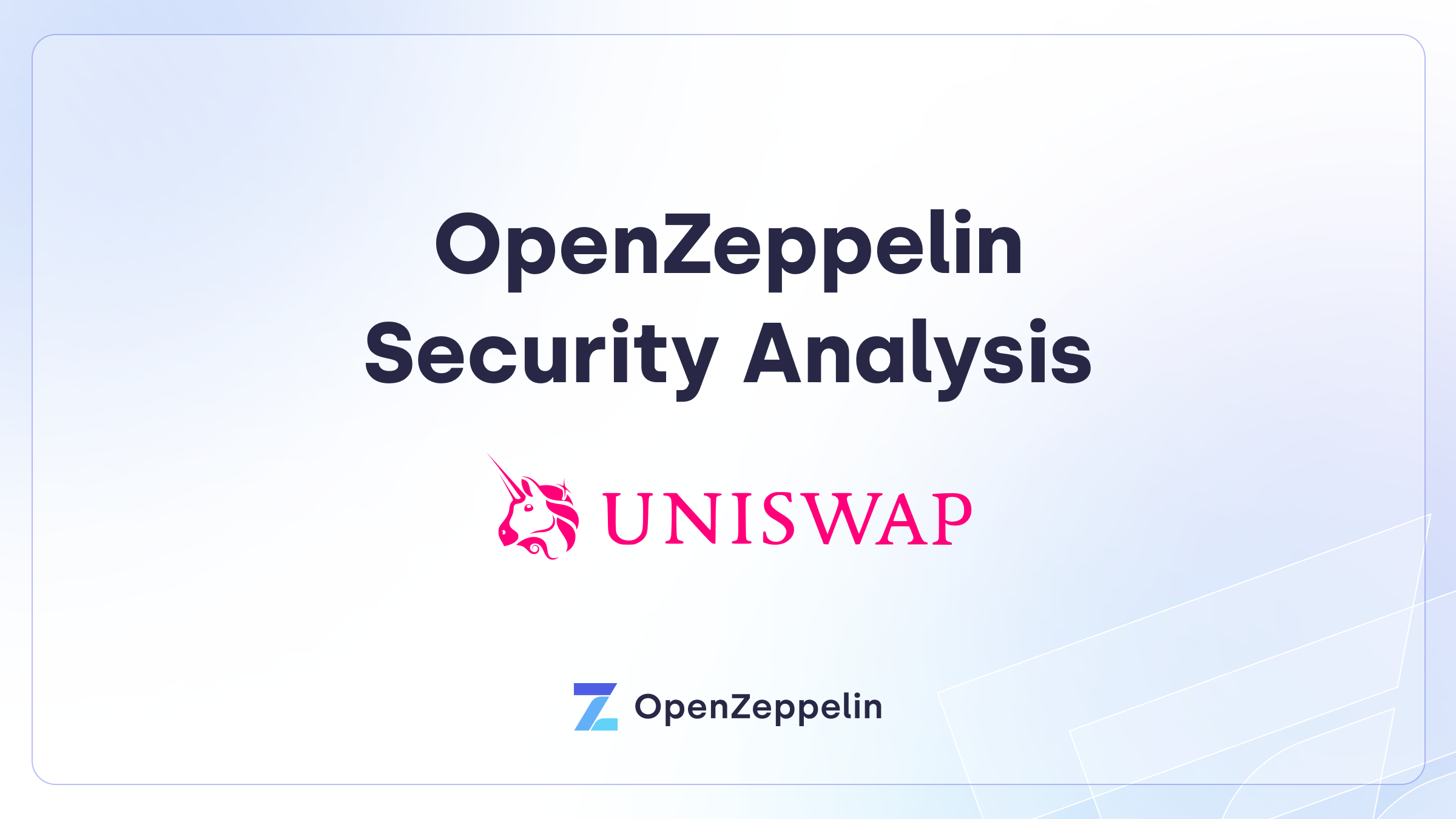 OpenZeppelin Security Analysis: UniswapX Featured Image