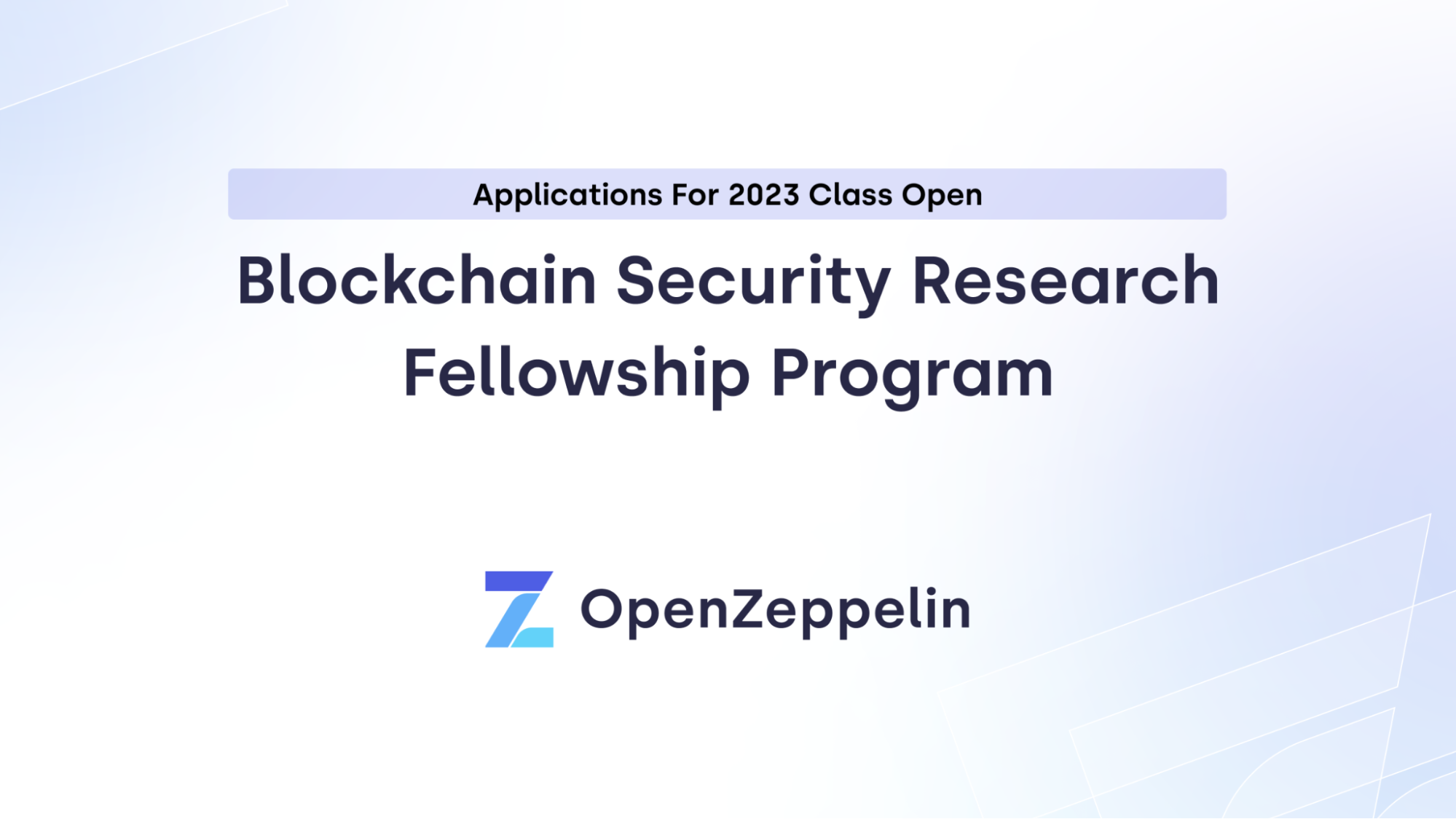 Announcing The Newest Blockchain Security Fellowship Program Featured Image